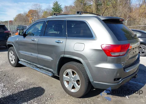 2012 Jeep Grand Cherokee Overland from USA, damaged, VIN 1C4RJFCT0CC160301
